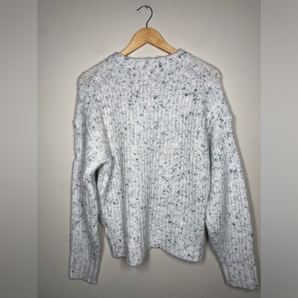 John + Jenn Anthropologie Louie Crewneck Knit Sweater in “Snowfall” - Picture 6 of 8